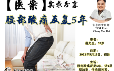 【医案实录】腰部酸痛反复5年-张永辉医师
