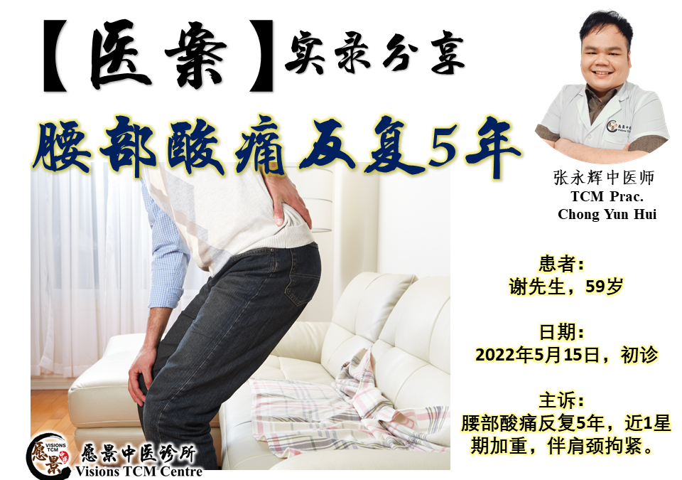 【医案实录】腰部酸痛反复5年-张永辉医师