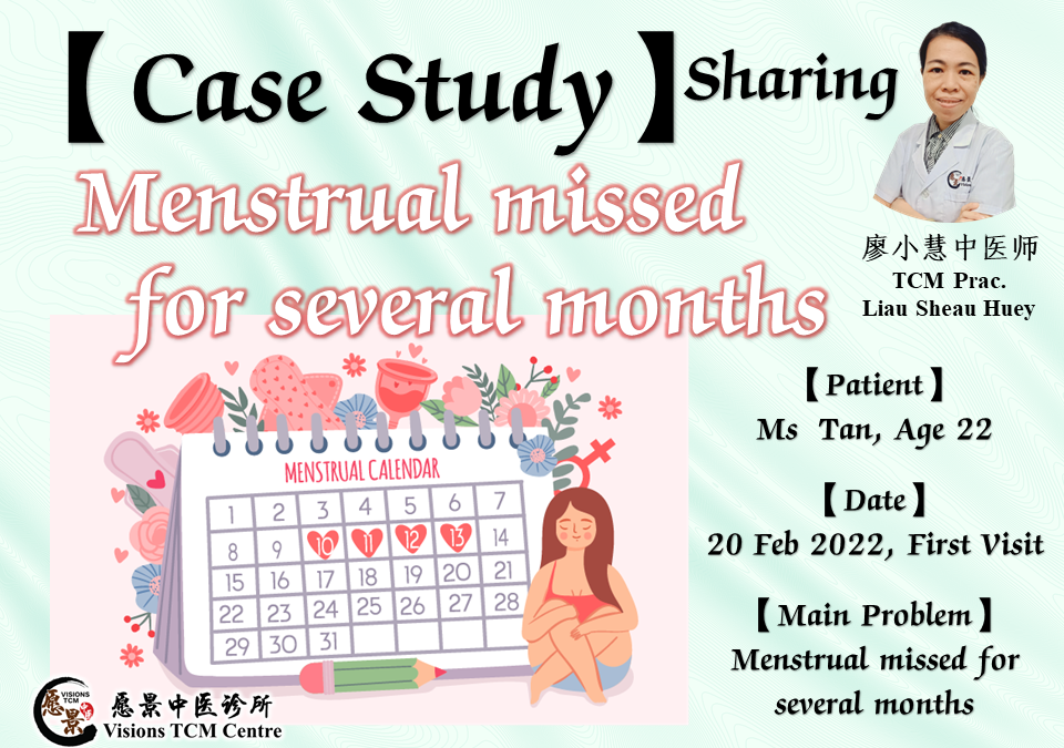Case Study – Menstrual missed for several months【TCM Liau】