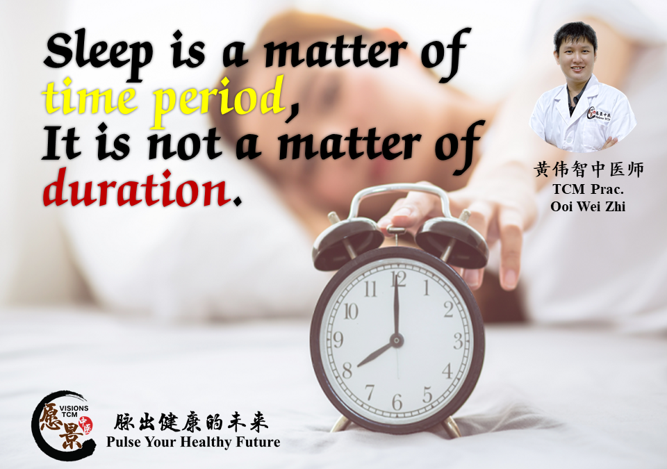 Sleep is a matter of time period, It’s not a matter of duration