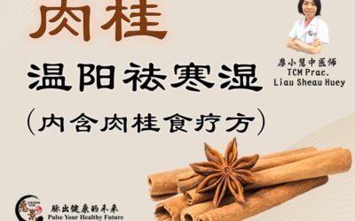 肉桂 – 温阳祛寒湿 (内含肉桂食疗方）- 廖小慧医师