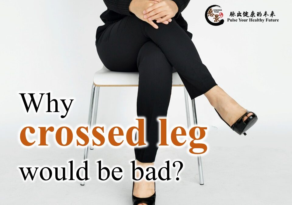 Why sitting crossed legs could be bad ?
